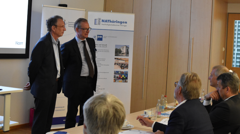 Dr. Peter Miehte mit Prof. Dr. Thomas Klindt
