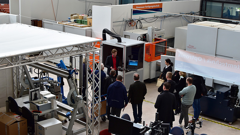 20190418 Vorstellung der Demonstratoren der Modellfabrik Vernetzung des KTZ