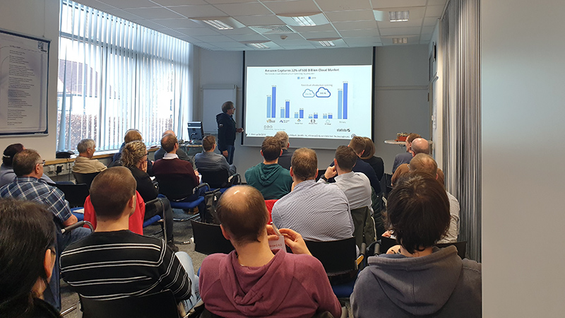20190519 02 Dr Jürgen Nuetzel spricht ueber KI Dienste von Amazon Webservices