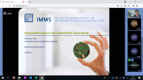 Screenshot vom Stammtisch (© IMMS GmbH)