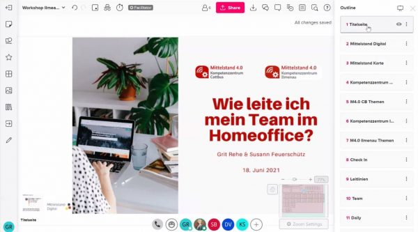 Workshop: „Wie leite ich mein Team im Home-Office“