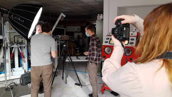Videoaufnahmen in der Modellfabrik Prozessdaten