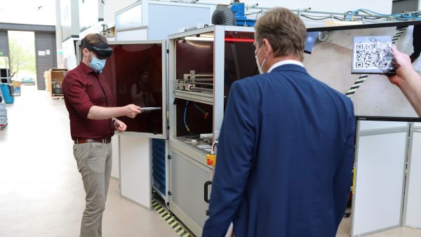 Staatssekretär Carsten Feller zu Besuch