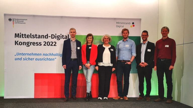 Vertreter des Mittelstand-Digital Zentrums Ilmenau