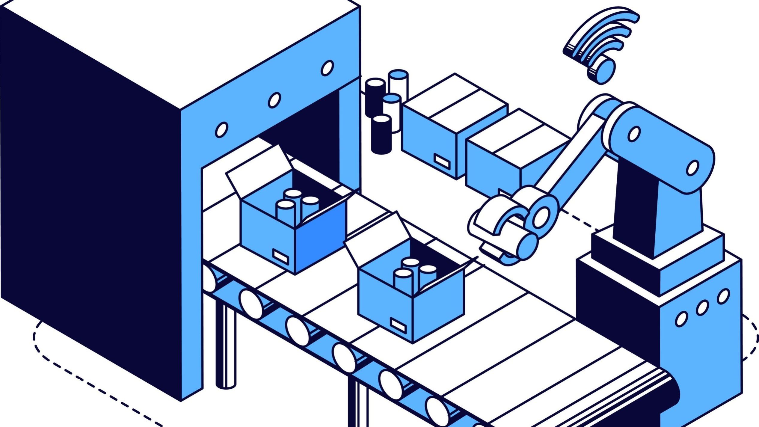 Illustration industrial machine