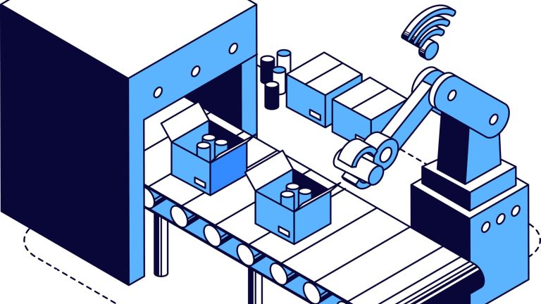 Illustration industrial machine