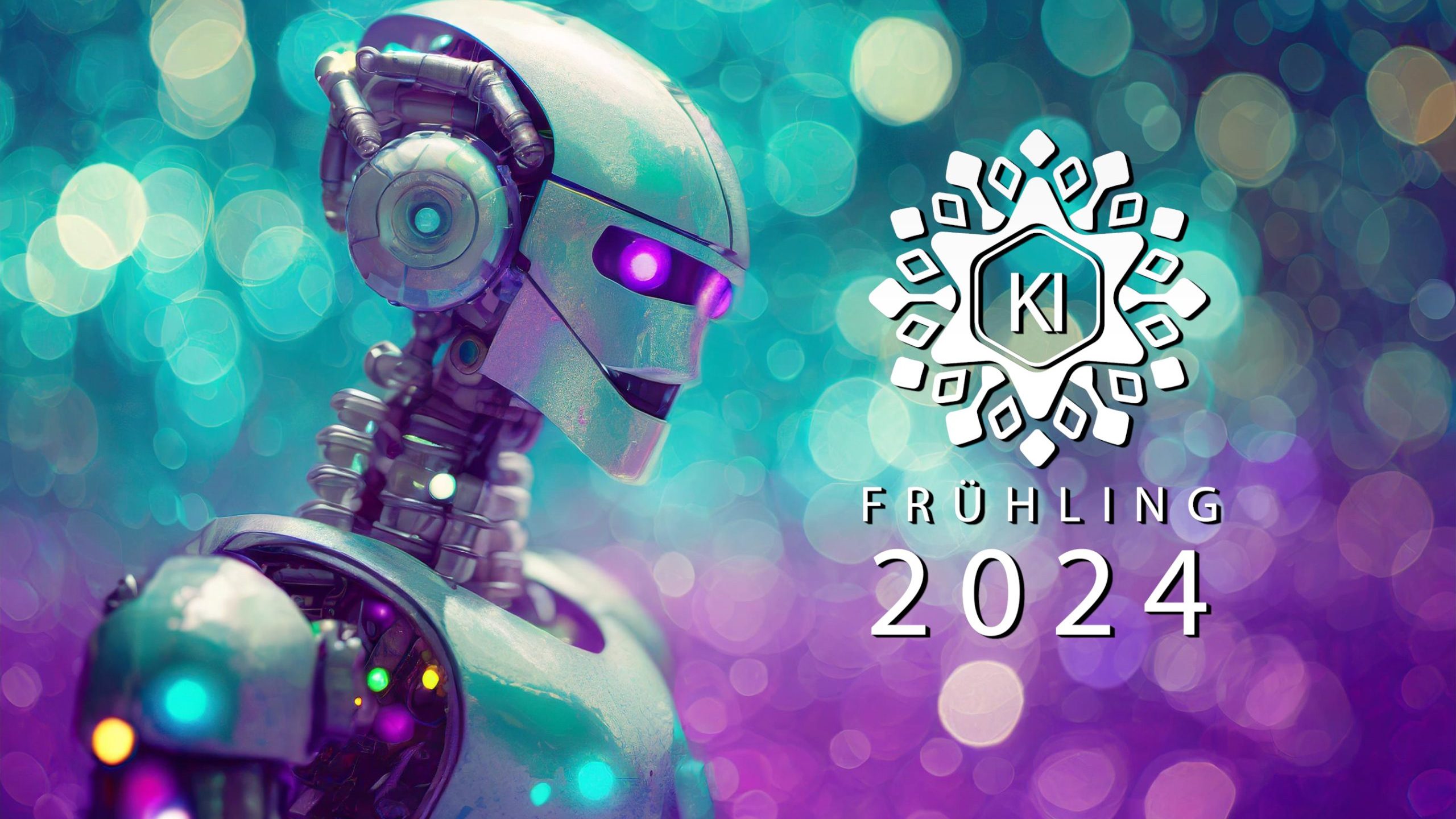 Roboter mit lila-türkis Hintergrund 91136_Logo
