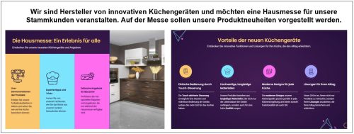 Beispiel für eine automatisiert erstellten Präsentation