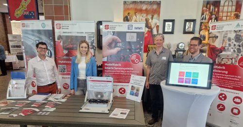 Team des Mittelstand-Digital Zentrum Ilmenau an ihrem Stand