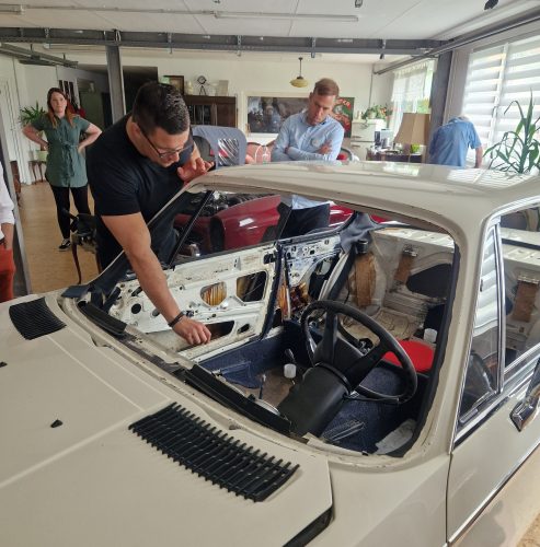 Führung im Oldtimer-Hotel