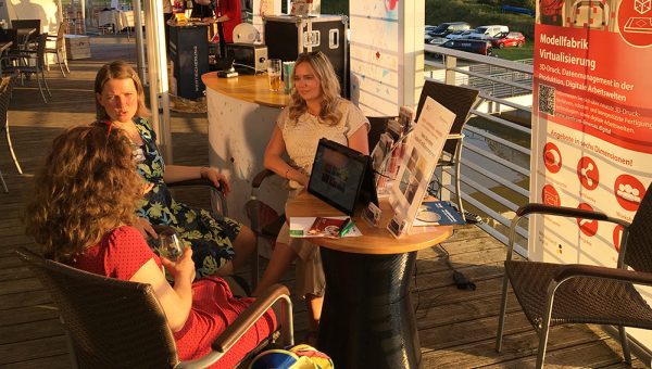 Markkleeberger Wirtschaftsempfang Stand auf dem Markkleeberger Wirtschaftsempfang