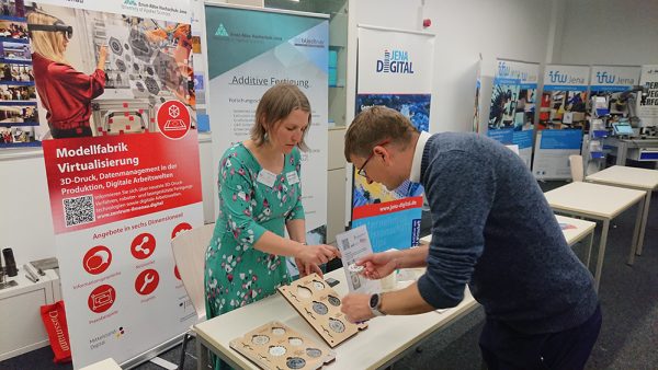 Technologieforum Stand des Mittelstand Digital Zentrums beim Technologieforum