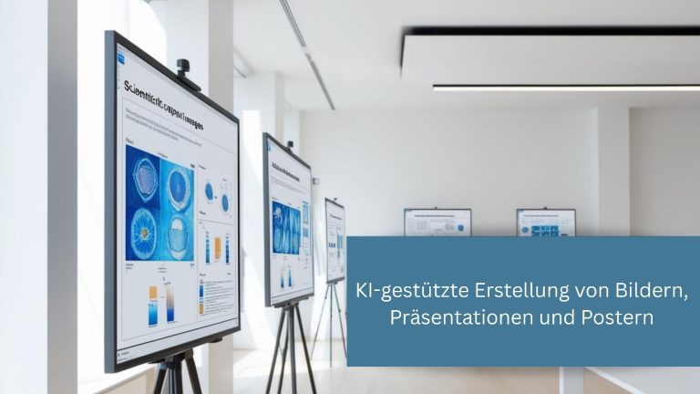 Ein Raum mit verschiedenen Displays ist zu sehen. Darauf werden Grafiken angezeigt.